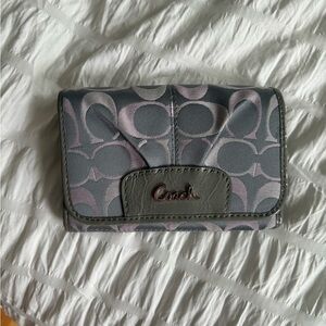 Coach grey wallet